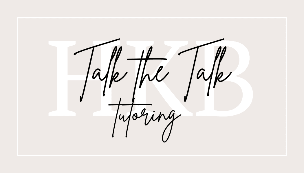 Talk The Talk Tutoring logo